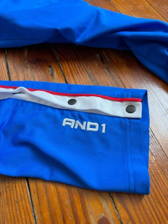 Vintage 00s y2k And1 tear away pants blue - Picture 6 of 9